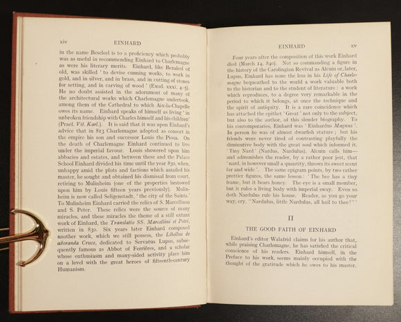 1915 Einhard's Life Of Charlemagne The Latin Text History Book by Garrod & Mowat