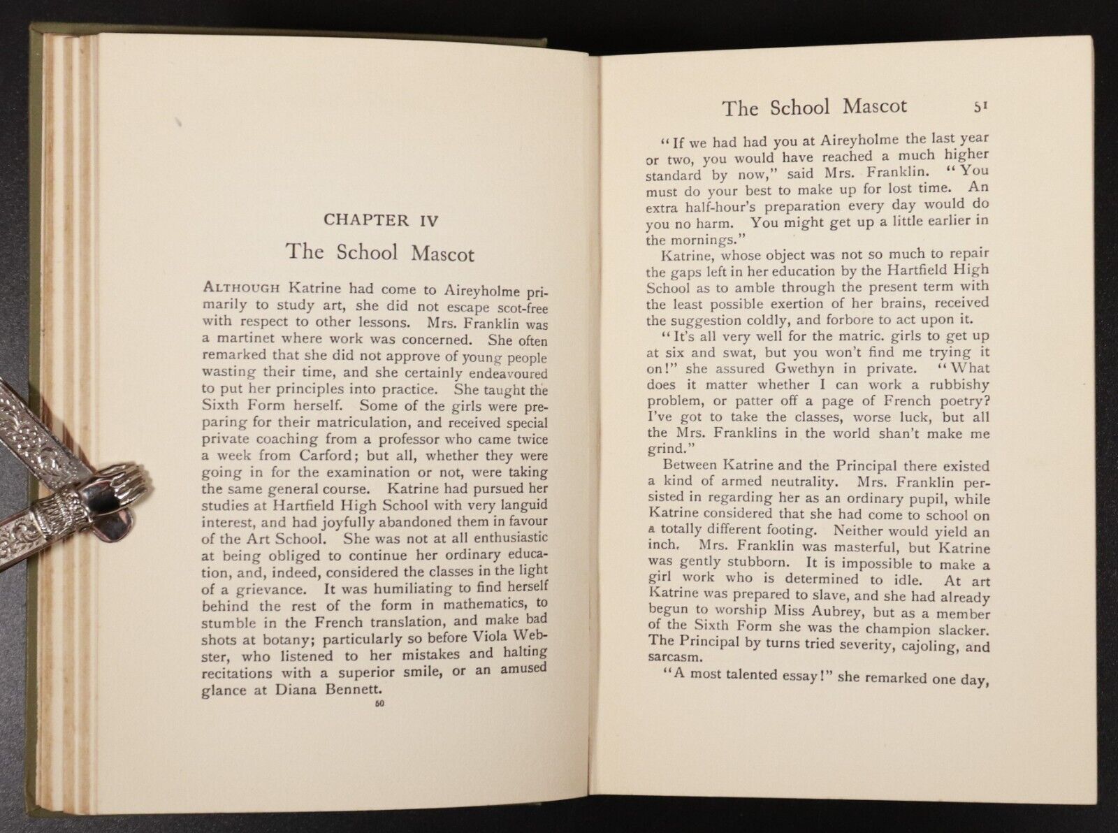 c1920 The Jolliest Term On Record by Angela Brazil Antique Fiction Book B Salmon