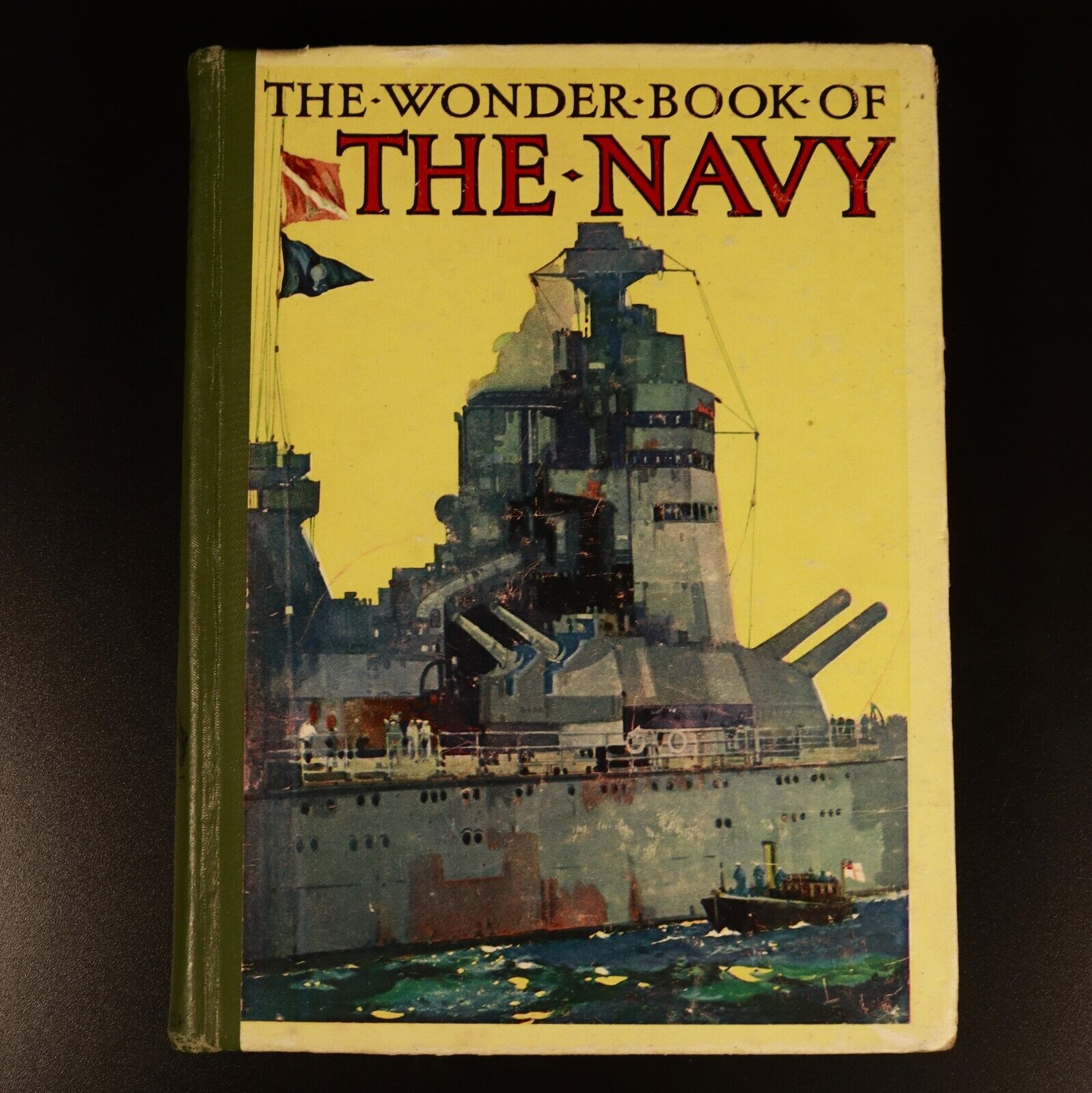 c1945 The Wonder Book Of The Navy Antique Illustrated Childrens Book H. Golding