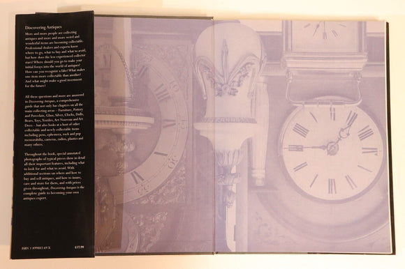 1996 Discovering Antiques by Eric Knowles Antique Reference Book