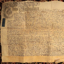 1712 Indenture Conveyance English Legal Document Manuscript Vellum Lease 11th-1