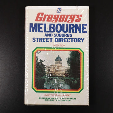 1977 Gregory's Street Directory Of Melbourne & Suburbs Vintage Maps Book