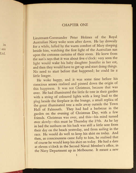 1957 On The Beach by Nevil Shute Vintage British Fiction Book 1st Aust. Edition