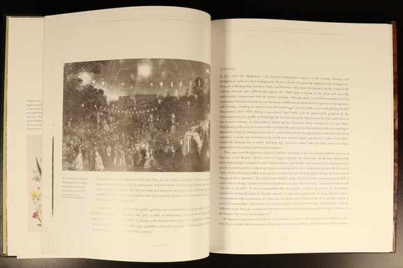 1997 Civilising The City G. Whitehead Melbourne Public Gardens History Book