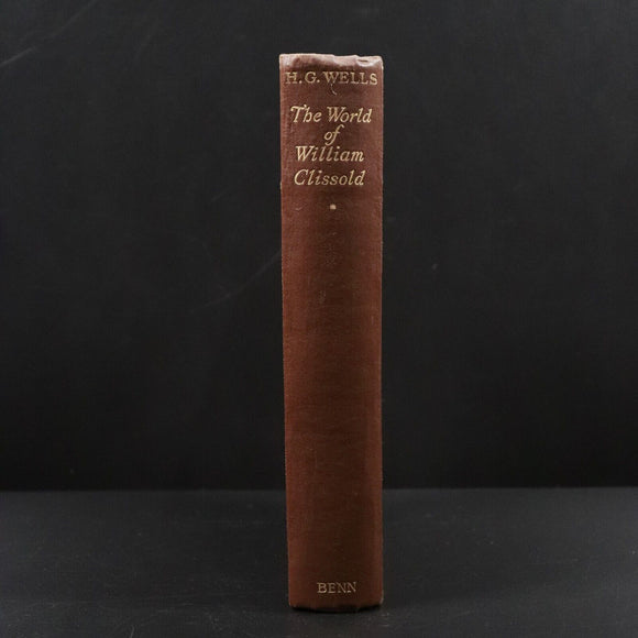 1926 The World Of William Clissold by H.G. Wells Antique Fiction Book Vol 1
