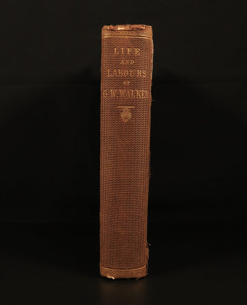 1862 Life Of George W. Walker of Hobart Town Antiquarian Australian History Book - 0