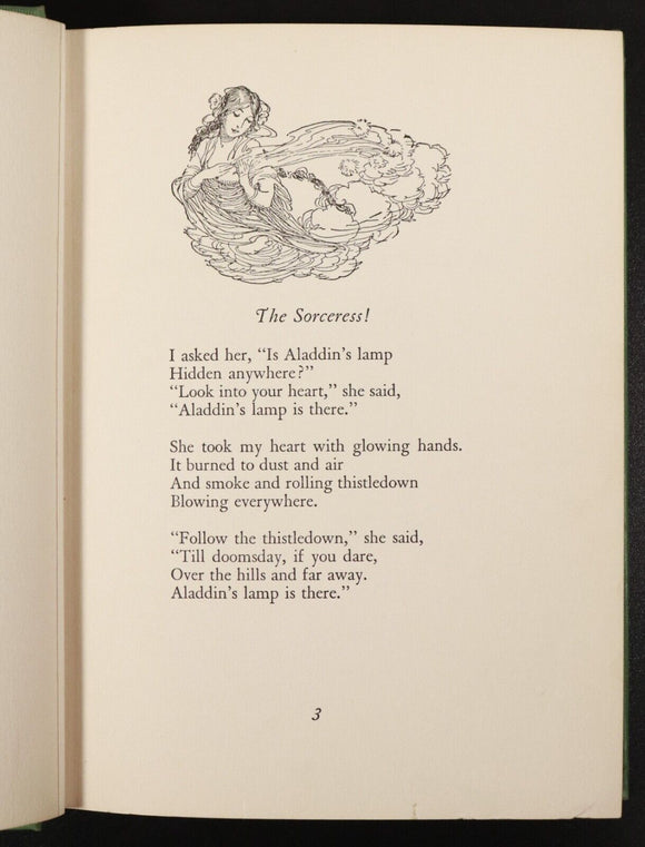 1928 Johnny Appleseed by Vachel Lindsay Antique American Poetry Book Illustrated