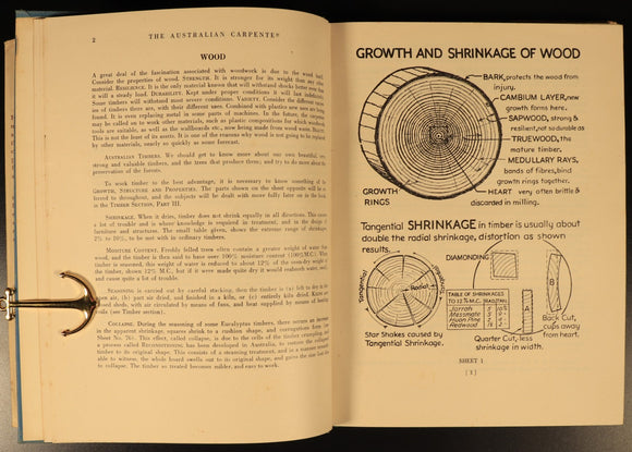 The Australian Carpenter 1950 Vintage Builder & Architecture Reference Book