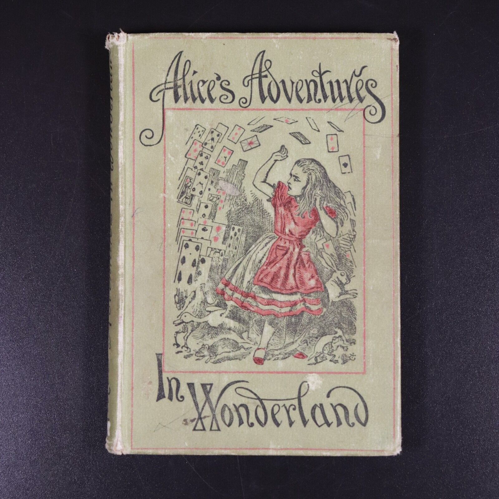 1901 Alice's Adventures In Wonderland by Lewis Carroll Antique Fiction Book