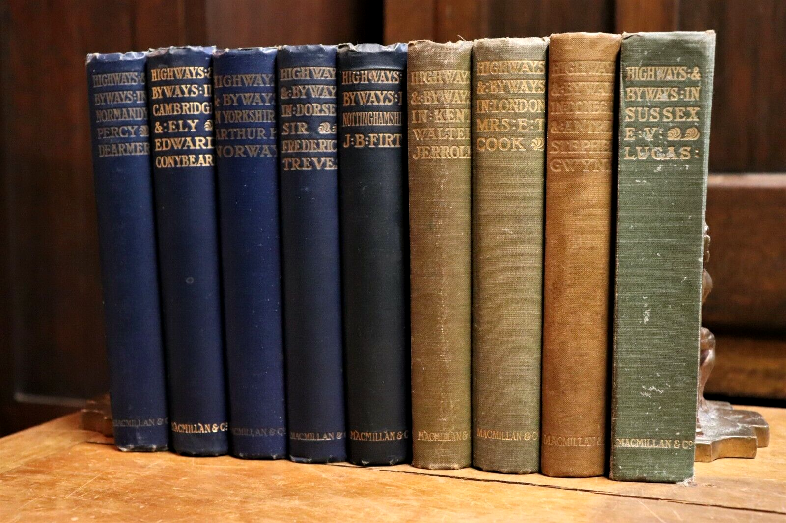 c1903 9vol Highways & Byways Antique British & Irish History Reference Books