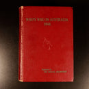 1944 Who's Who In Australia For 1944 Australian History Reference Book 12th Ed-3