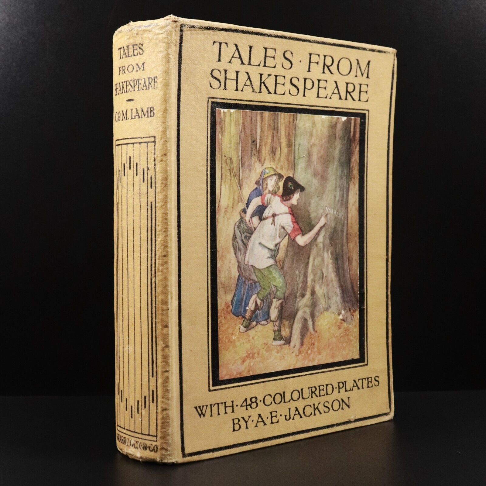 c1920 Tales From Shakespeare by Charles & Mary Lamb Antique Literature Book