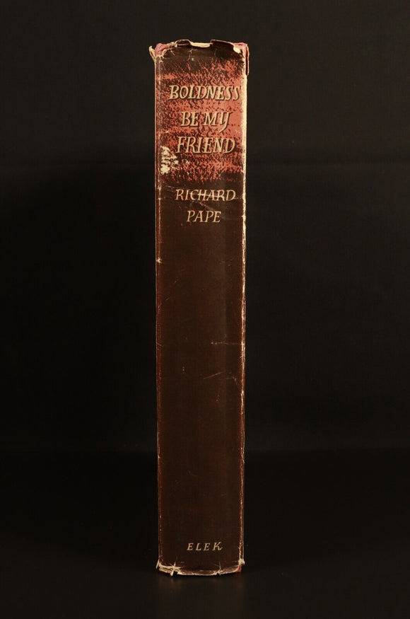 1953 Boldness Be My Friend by Richard Pape British Military R.A.F. History Book