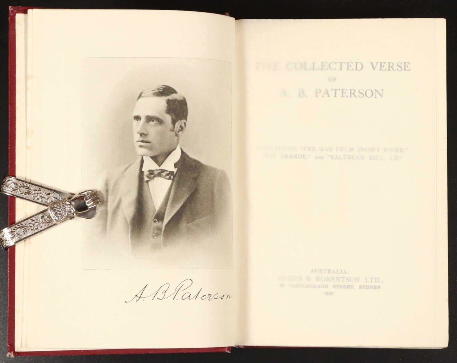 1927 The Collected Verse Of A.B. Paterson Antique Australian Poetry Book 3rd Ed