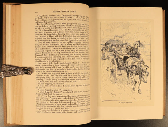 1912 David Copperfield by Charles Dickens Antique Fiction Book Gresham V9