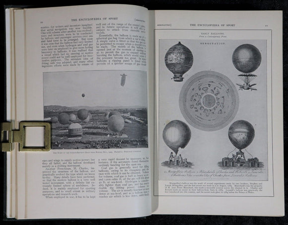 1911 4vol The Encyclopaedia Of Sport & Games Antique Book Set
