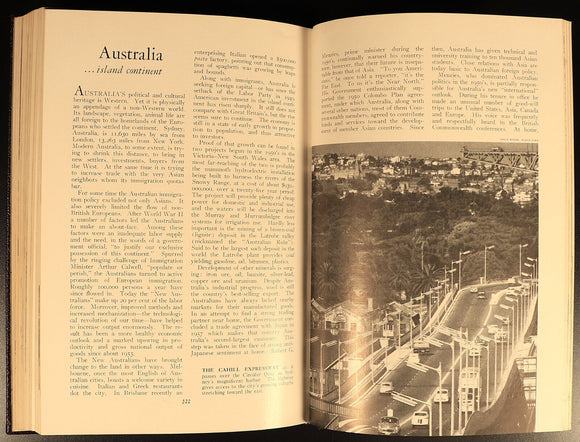 1963 7vol Lands & Peoples World In Color Reference Books Australian Aborigines