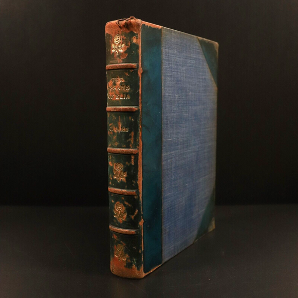 c1900 The Essays Of Elia by Charles Lamb Antique British Literature Book