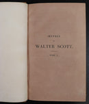 1830 25vol Oeuvres De Walter Scott Antiquarian Fiction Books Set French MAP-5