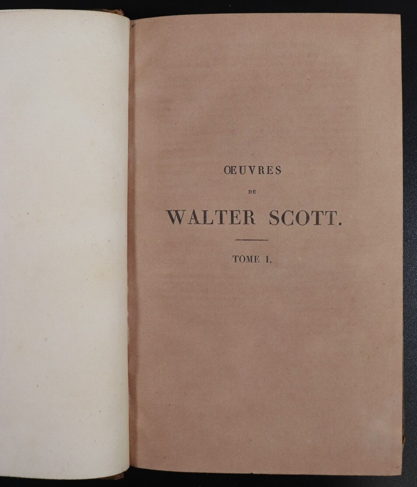 1830 25vol Oeuvres De Walter Scott Antiquarian Fiction Books Set French MAP