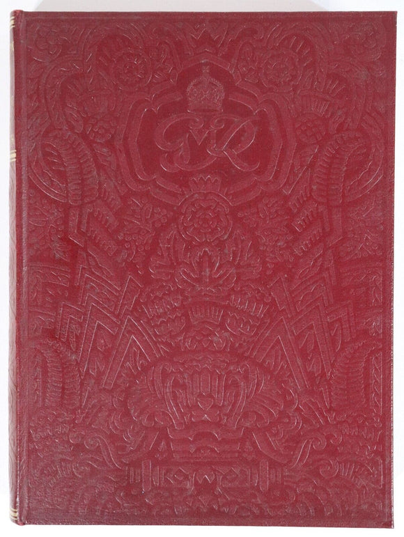 1937 Coronation Book Of King George VI Antique British Royal History Book