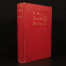 1910 Strictly Business by O. Henry 1st Edition Antique American Fiction Book-1