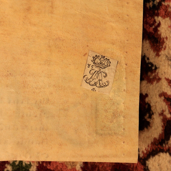 1711 Indenture Conveyance English Legal Document Manuscript Vellum Lease June