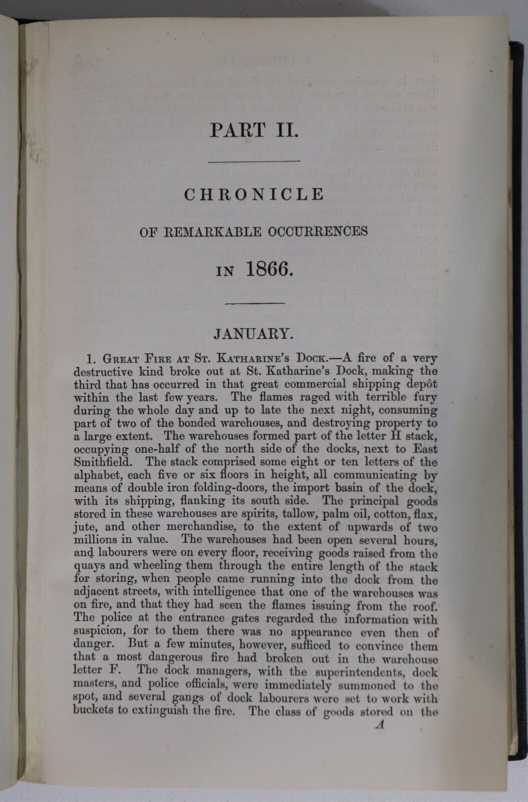 1867 The Annual Register For The Year 1866 Antique British World History Book