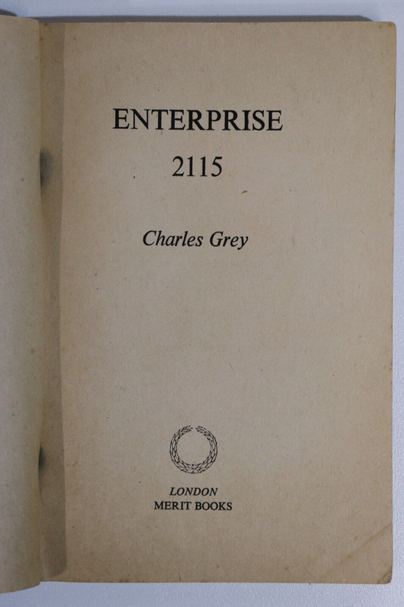 1954 Enterprise 2115 by Charles Grey Classic Science Fiction Book
