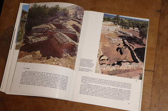 1978 Mycenae-Epidaurus Tiryns-Nauplion Greek Archaeology Reference History Book