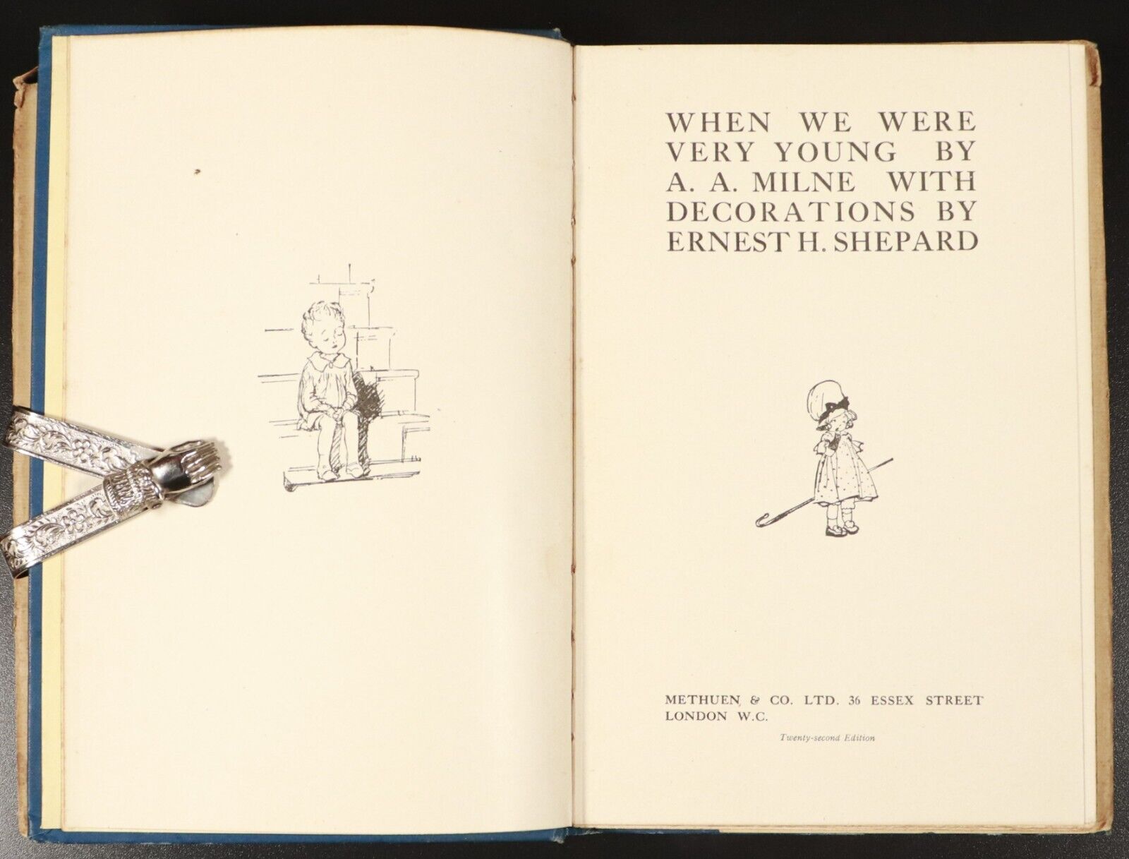 1931 When We Were Very Young A. A. Milne & E.H. Shepard Antique Childrens Book