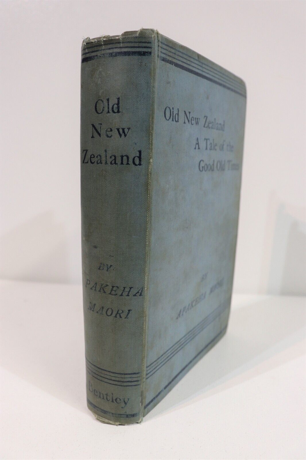 1887 Old New Zealand by Pakeha Maori Antique New Zealand History Reference Book