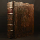 1855 The Catholic Family Bible + 1851 The New Testament Antiquarian Bible Rebind-1