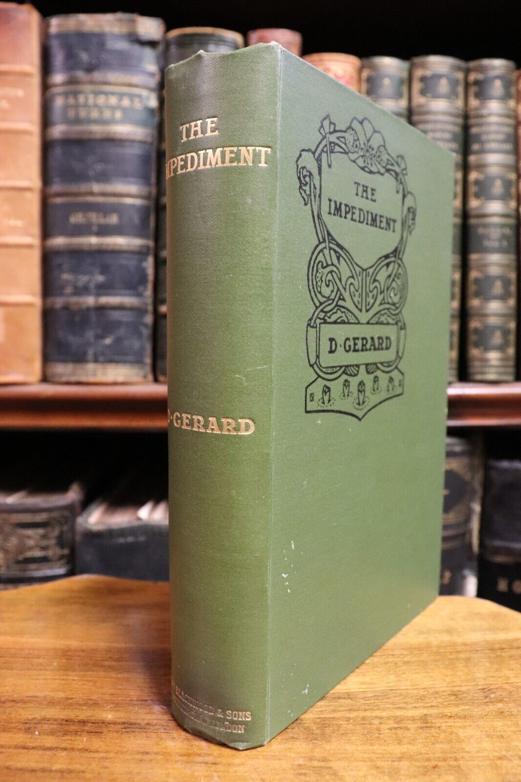 1898 The Impediment by Dorothea Gerard Antique Scottish British Fiction Book