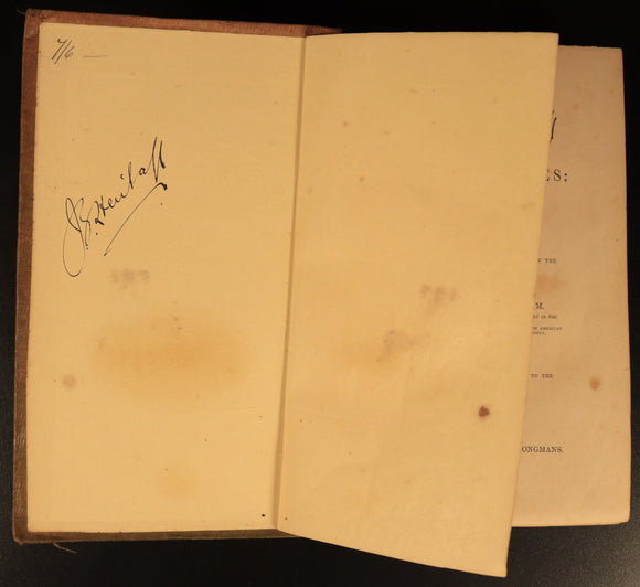 1852 Account Of New South Wales by J.D. Lang Antiquarian Australian History Book