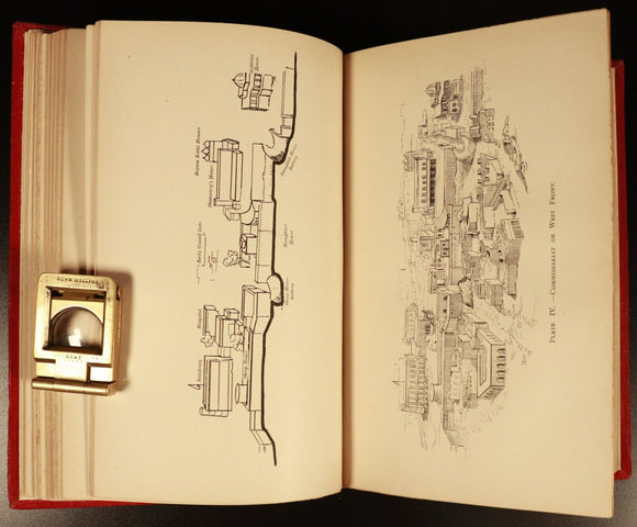 1895 Lucknow & Oude In The Mutiny by M. Innes Antique British Military Book Maps