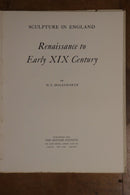 1951 Sculpture In England: Renaissance To Early XIX Century Art History Book-2