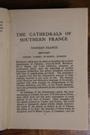c1914 The Cathedrals Of Southern France Antique Architecture History Book-3