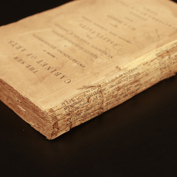 1846 The New Cabinet Of Arts by TC Thornton Antiquarian Reference Book No Covers