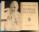 Pope John XXIII Journal Of A Soul 1965 Antique Religious Book D. White Translate-6