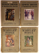 c1920 4vol Lloyd's Sixpenny Dickens by Charles Dickens Antique Fiction Books-1