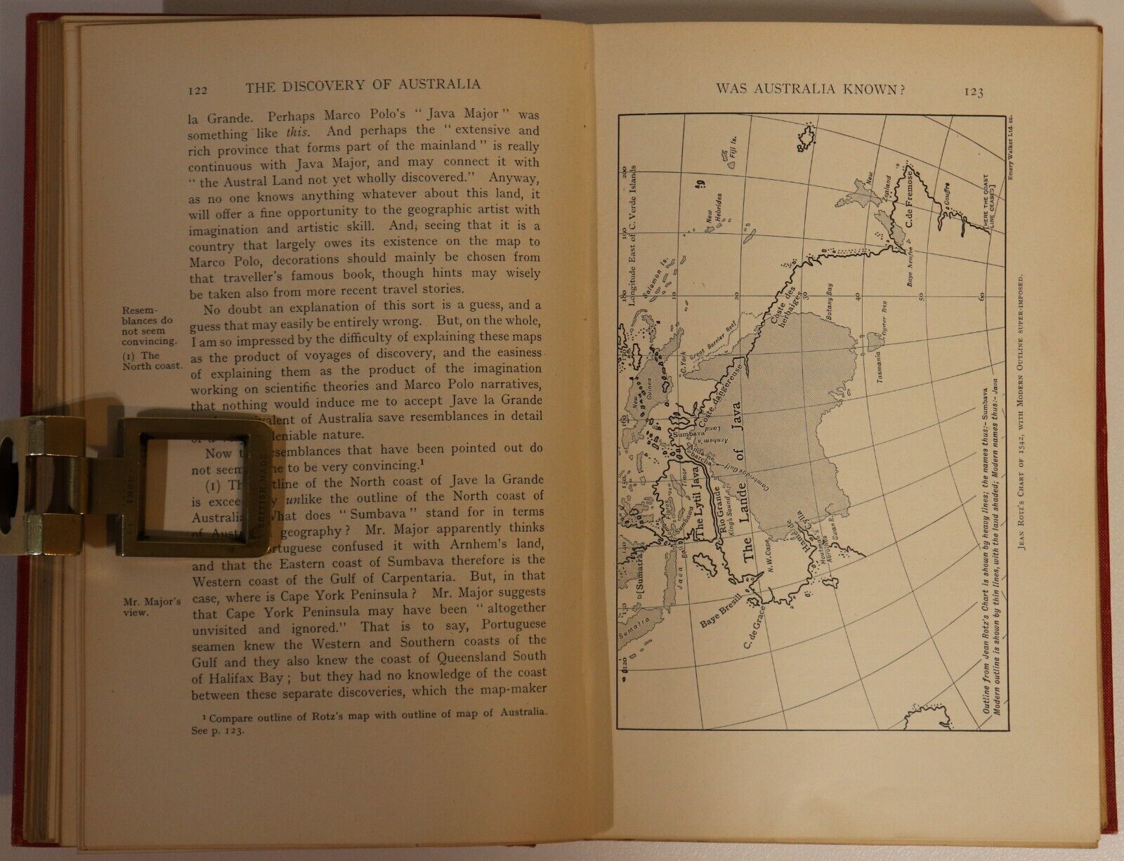 1922 The Discovery Of Australia by G. Arnold Wood Australian History Book