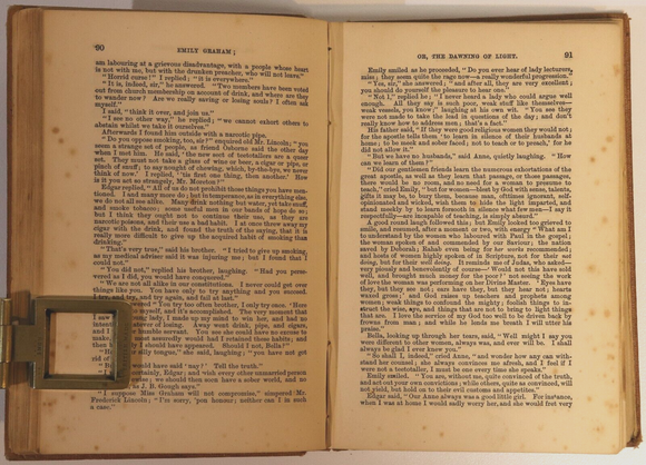 1870 Emily Graham: A Temperance Tale 1st Edition Antique Australian Fiction Book