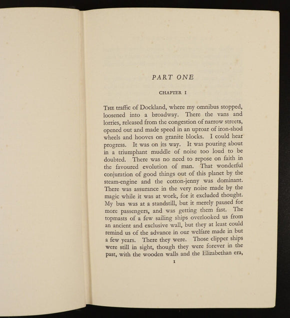 1930 All Our Yesterdays by H. M. Tomlinson Antique British Fiction Book