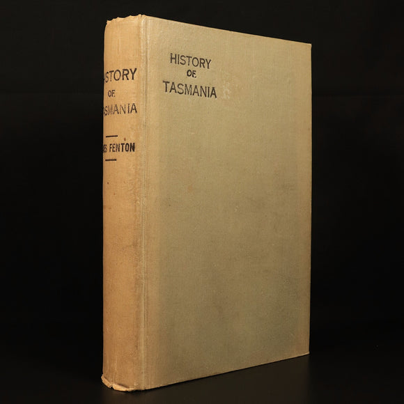 1884 History Of Tasmania From 1642 Antique Australian History Book Aboriginal