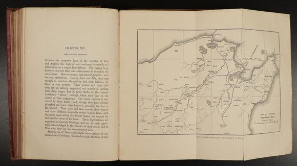 1861 Carthage & Her Remains by Dr N. Davis Antiquarian Exploration Book 1st Ed