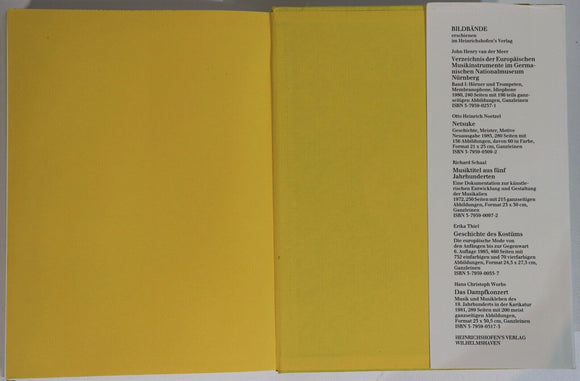 1985 Das Grosse Buch vom Posthorn German Music History & Reference Book
