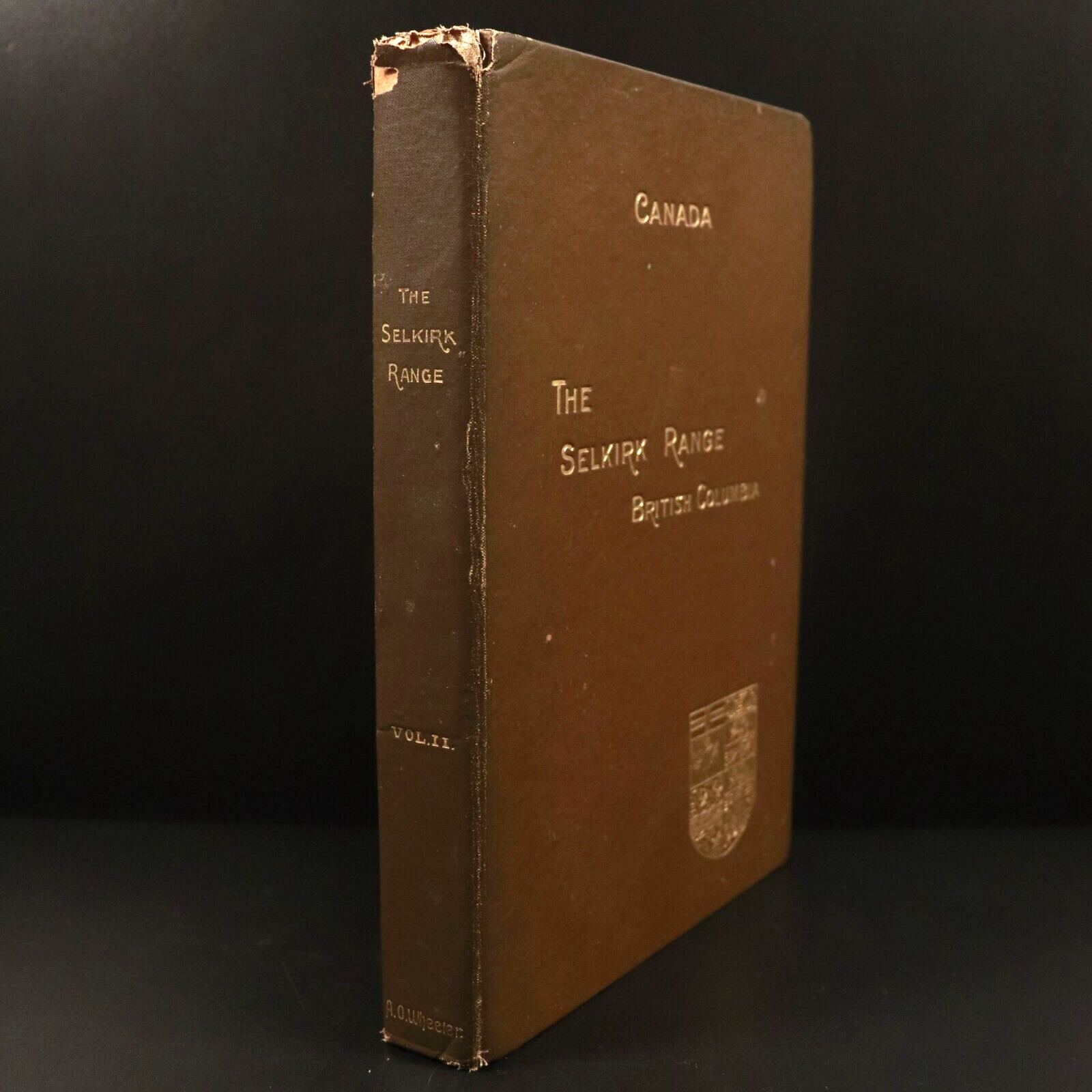 1905 The Selkirk Range British Columbia Canada Volume 2 MAPS by AO Wheeler Book