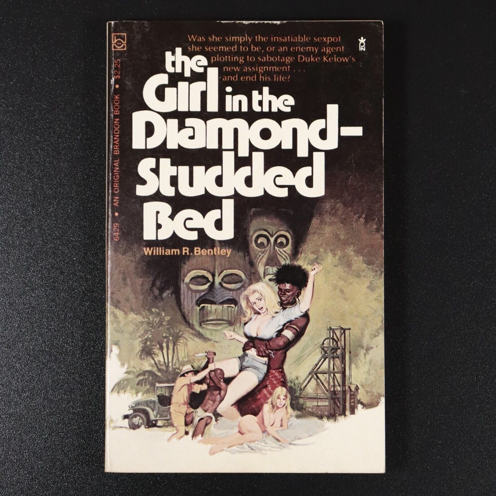 1975 The Girl In The Diamond Studded Bed by W.R. Bentley Erotic Fiction Book