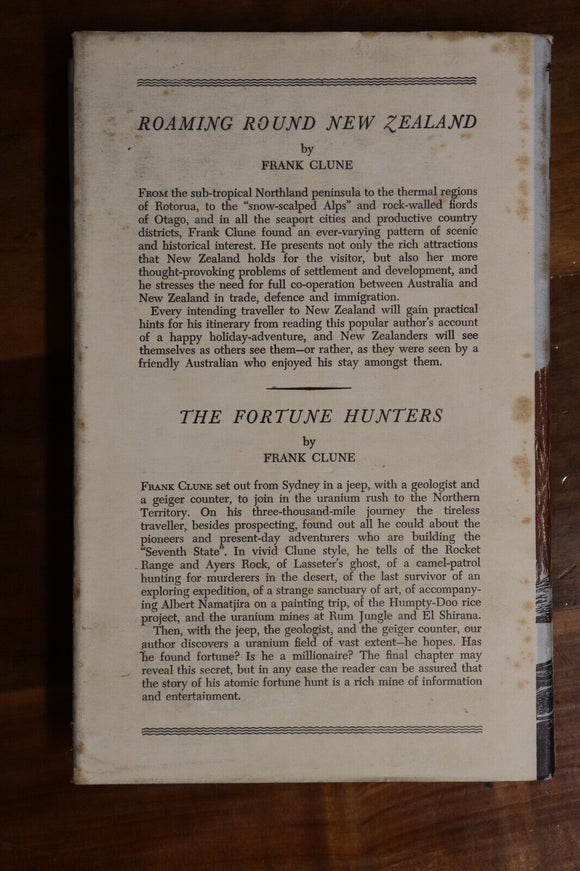 1958 Flight To Formosa by Frank Clune 1st Ed. Australian Travel History Book